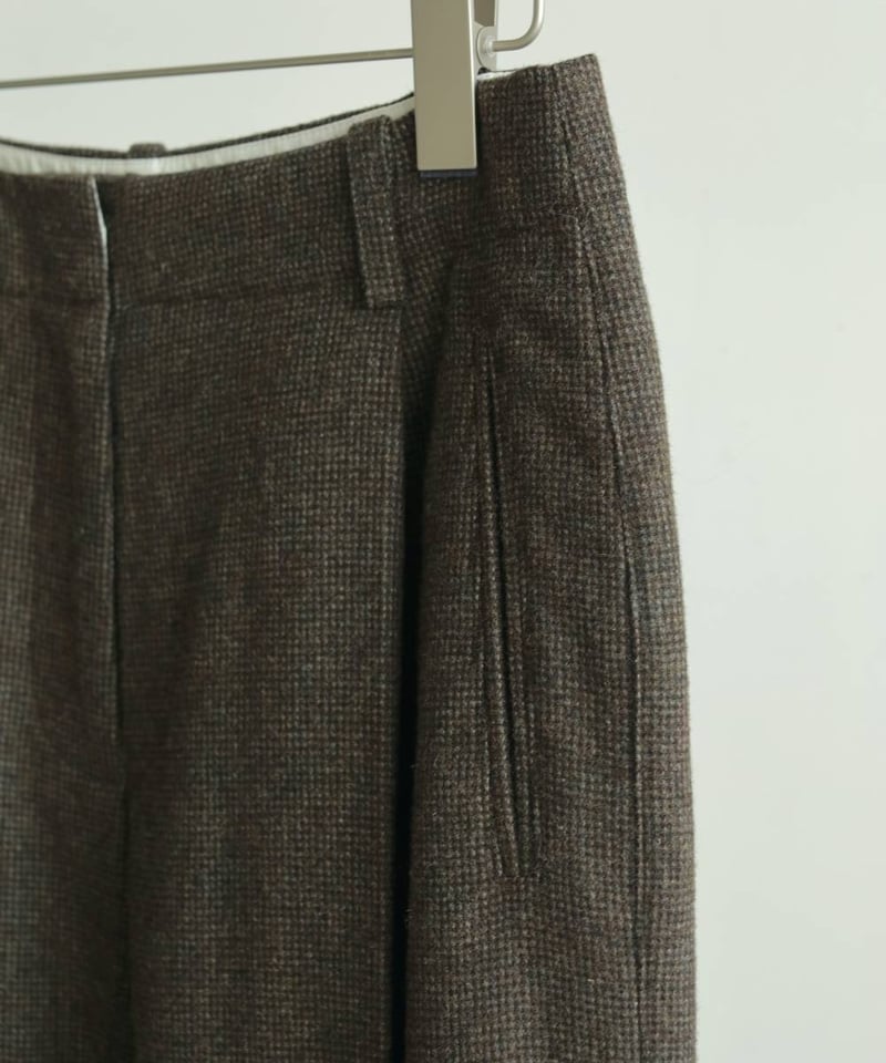 anuke アンヌーク Check Tuck Pants 62520707 | Deargo