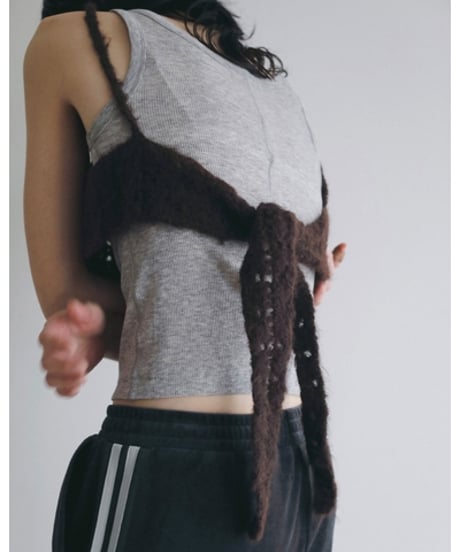 anuke アンヌーク Crochet Knit Bustier 62620510
