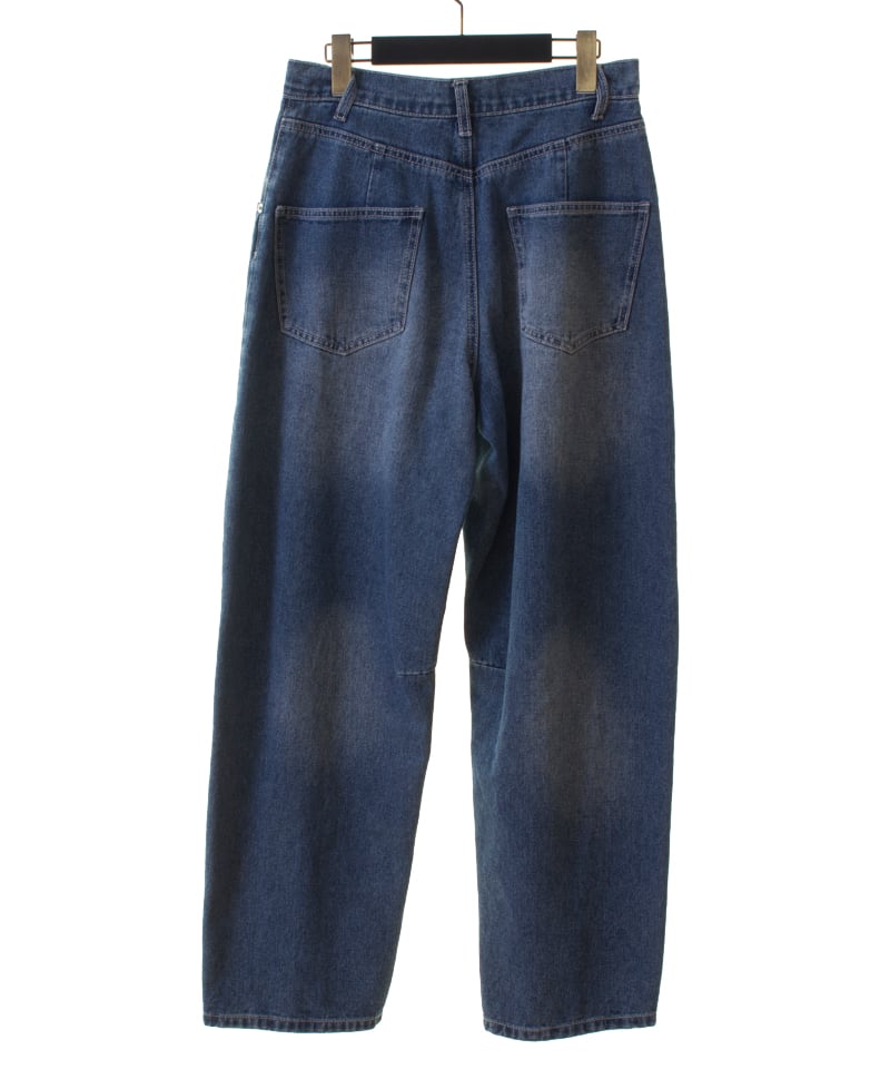 PASSIONE パシオーネ カーブ・コクーン デニムパンツ 2025秋冬新作