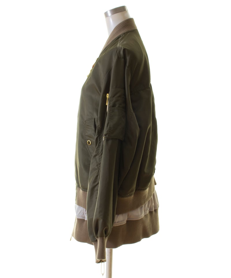 RISLEY リズレー MA-1 layered clothing blouson R2403 RISLEY リズレー MA-1 layered clothing blouson R2403