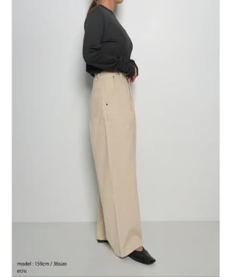 YENNイエン　WASHED CORDUROY PT