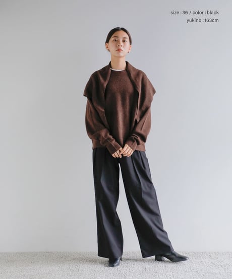anuke アンヌーク Tuck Wide Pants 62520724