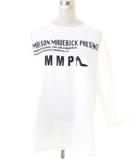 メゾンマヴェリック　MAISON MAVERICK  MMP Heel Printed tee MM5159 2026NEWARIIVAL