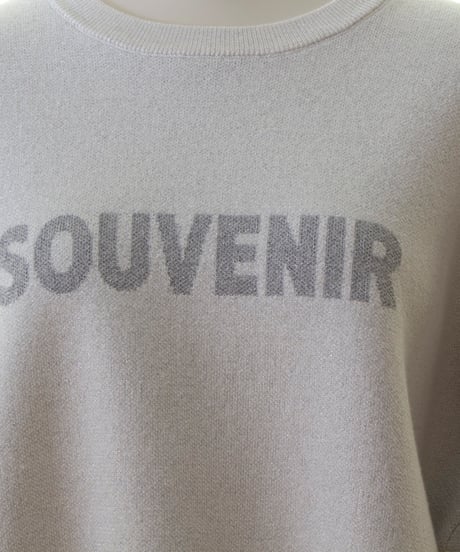 SOUVENIRロゴラメニット2025SS