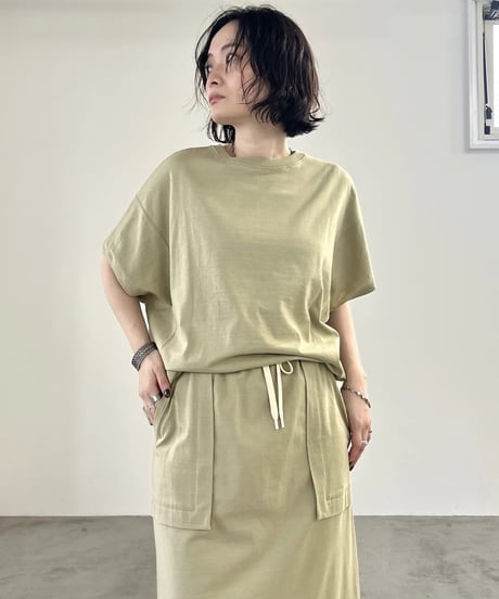 minkchair　ミンクチェアー　FOSI. フォーシ 2WAYロゴプリントTシャツ　F3310 (2026NEWARIIVAL)