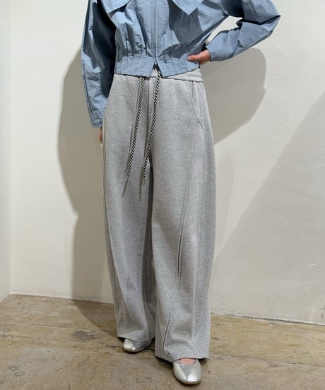 ダブルコードスウェットワイドパンツ 77638 2026NEWARIIVAL