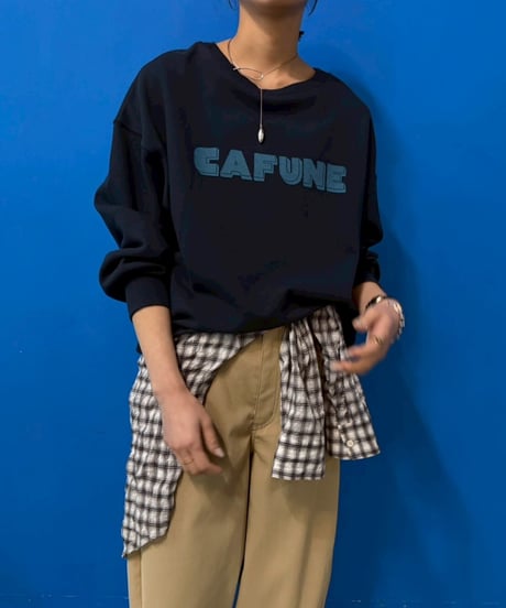 cafune カフネ PASSIONE パシオーネ ROBE　ローブ615920　CAFUNEロゴバイオスウェット２WAYプルオーバー　2026NEWARIIVAL