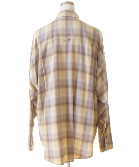 Cafune　カフネ　Cellulose Check Shirt セルロース チェック シャツ 535943 本州送料無料！