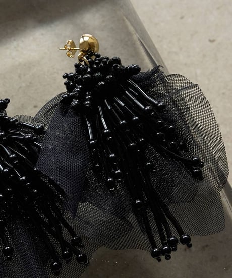 anuke アンヌーク　Tulle x Beads Pierce　62610910