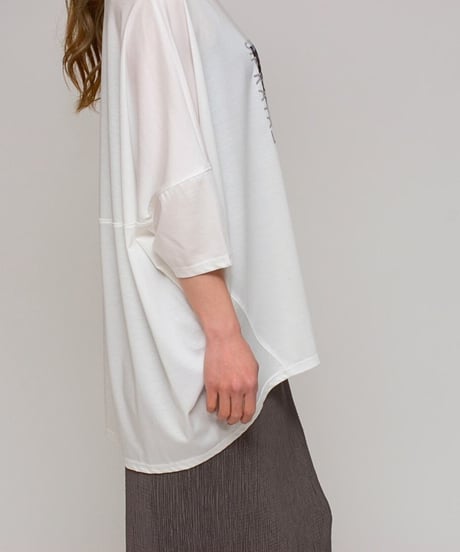Praia　プライア シルケット綿・コクーンTシャツ LER-2641 2026NEWARIIVAL