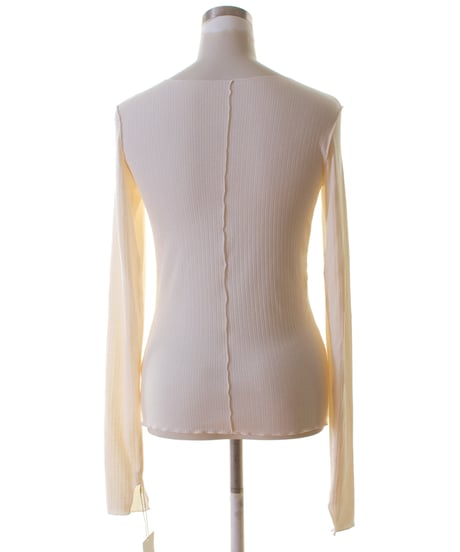 cafune カフネ PASSIONE パシオーネ ROBE　ローブ  薄手ボトルネックリブインナー535972
