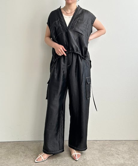 週末限定セール！　新品　LHELBIE レルビエ　シアーシャーリングブルゾン Ezick（エジック）の「Many belt シャーリングシアーブルゾン