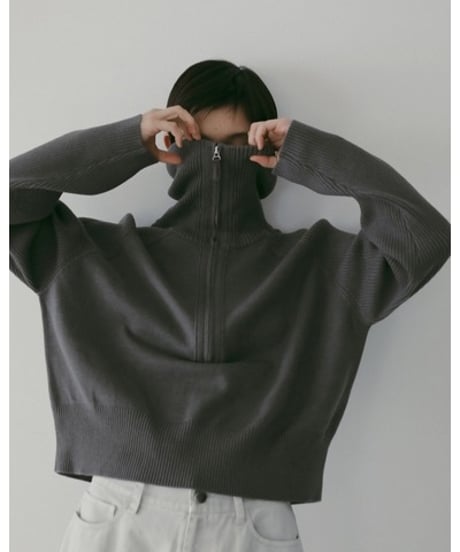 anuke アンヌーク  Zip Rib Knit 62610504 本州送料無料！2026NEWARIIVAL