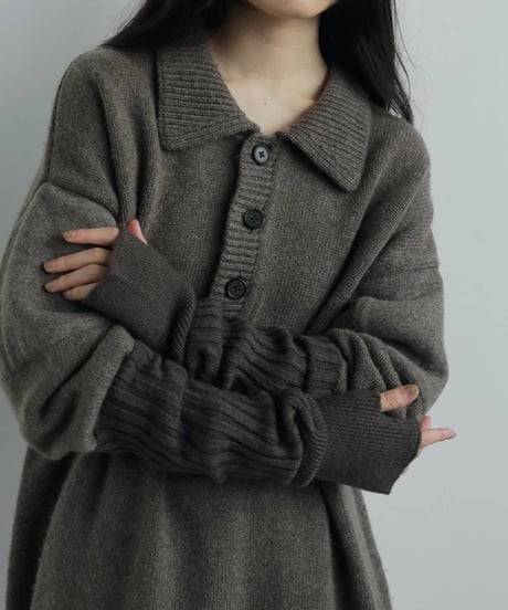 anuke アンヌーク　Wool Polo Knit　62520504 SALE