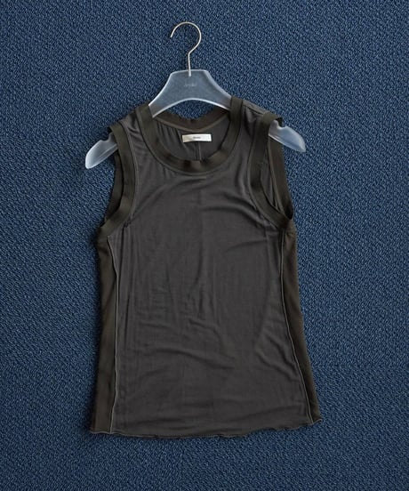 anuke アンヌーク　Bicolor Tank Top　62610607