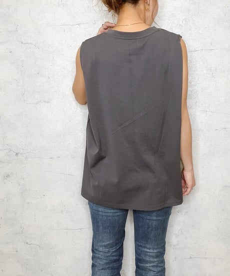 GALENA(ガレナ)　肩タックロゴＴｅｅ　70030-4105