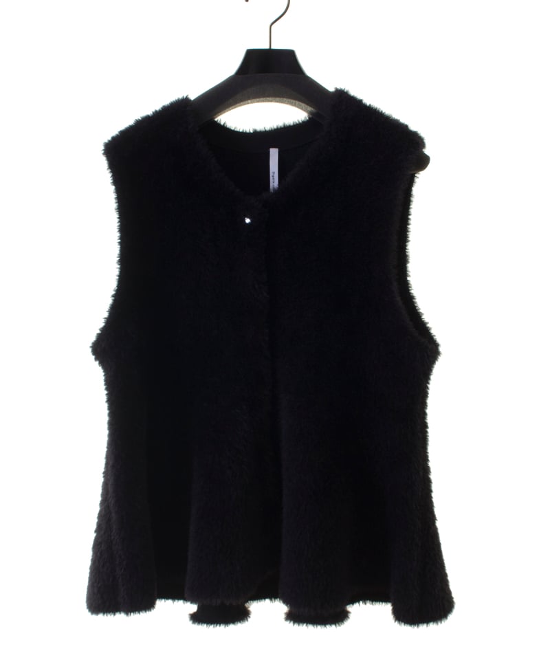 Dignite collier ディニテコリエ フェザーヤーンペプラムジレ 80256143