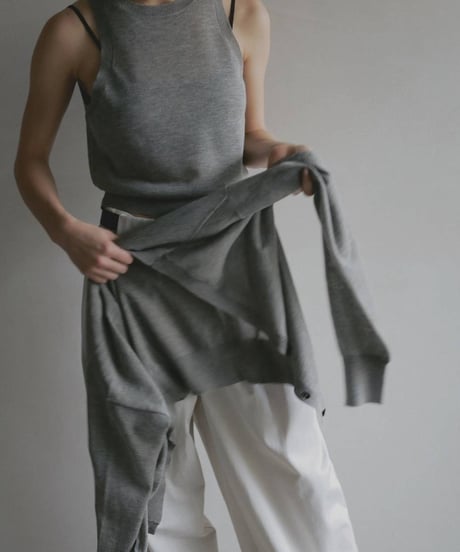anuke アンヌーク　Highgauge Sheer Cardigan　62610522