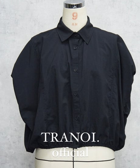 TRANOI.　トラノイ　ナイロンコクーンシャツ 231R229