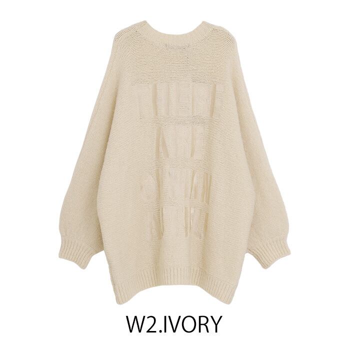 MICALLE MICALLE(ミカーレミカーレ)後ロゴ刺繍ビッグシルエット