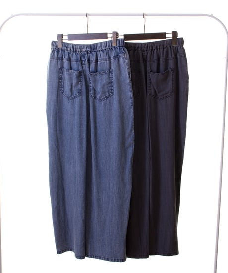Ashley＆Bros　33℃ デニム風　テンセルタックワイドパンツ bc601305