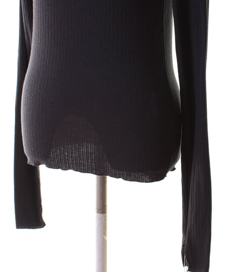 cafune カフネ PASSIONE パシオーネ ROBE　ローブ  薄手ボトルネックリブインナー535972