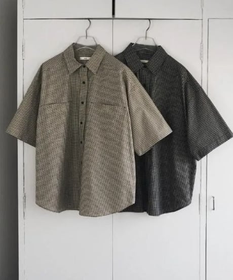 anuke アンヌーク Check Over Shirts 62610416 本州送料無料！3月中旬～4月中旬発送予定