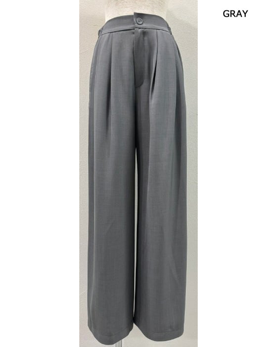 CYAN TOKYO シアン トウキョウ スパイラルラインズタックワイドパンツ