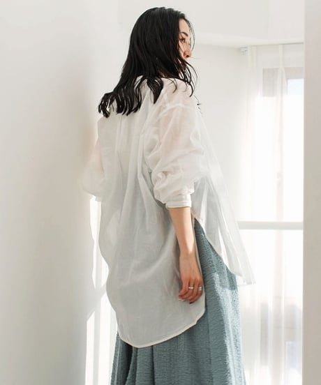 Ungrid (アングリッド) 】シアールーズシャツ 112520422301 2025春夏新作