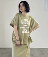 minkchair　ミンクチェアー　FOSI. フォーシ 2WAYロゴプリントTシャツ　F3310 (2026NEWARIIVAL)