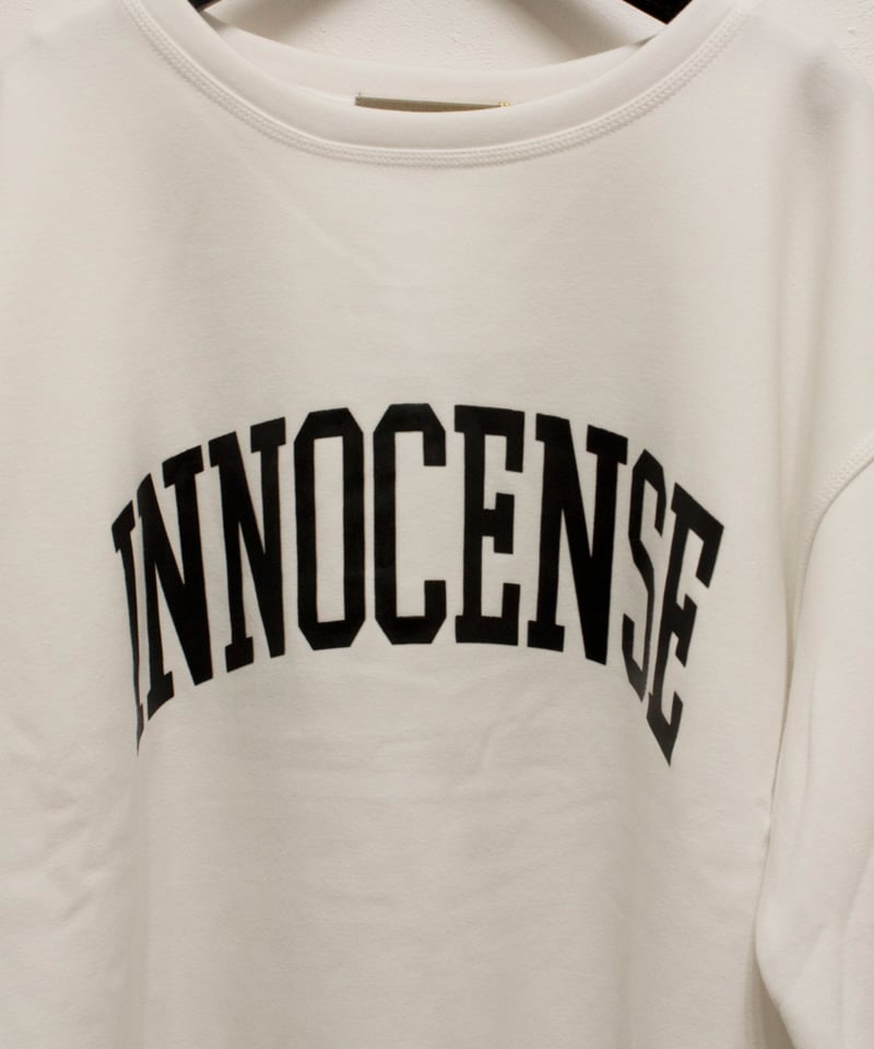 Anna Kerry アンナケリー INNOCENSEロゴプリントスウェット裏起毛 85254