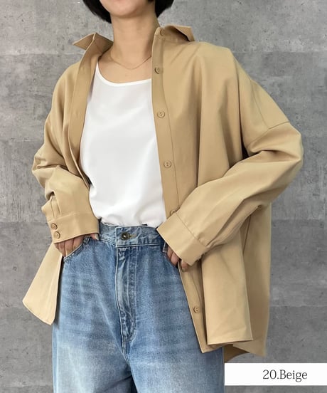 Anna Kerry　アンナケリー　オーバーサイズシャツ　85261711　2026NEWARIIVAL