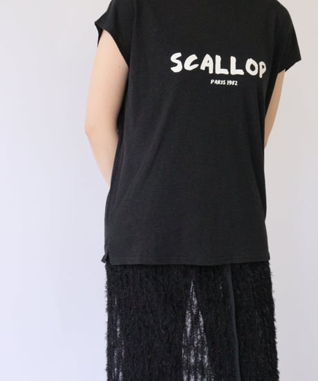 ACUTA　アクータ コットンリネンロゴTシャツ 10076836
