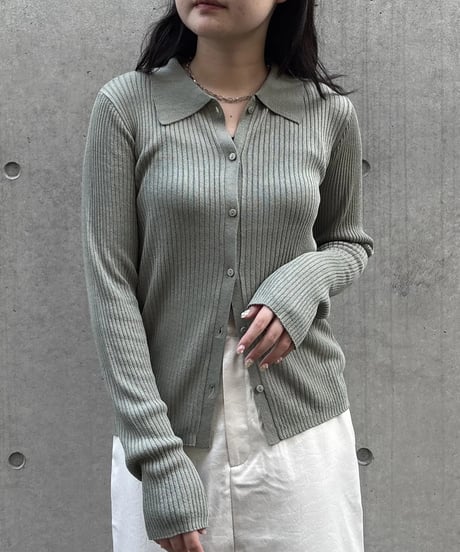 &g'aime  アンジェム　シアーラメポロニット　SHEER LUREX POLO KNIT 98610-67002 2026NEWARIIVAL