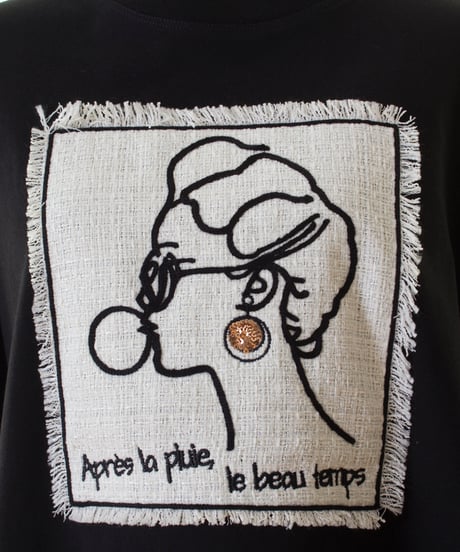 マリードール MARIED'OR 刺繍貼り付け 身巾ワイドクルー 19532 本州送料無料！2025AW