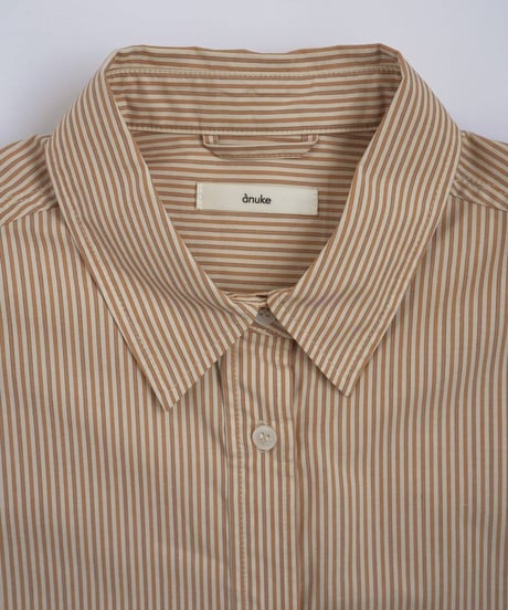 anuke アンヌーク　Stripe Over Shirts　62610401　本州送料無料