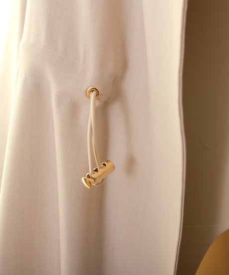 Dignite collier　ディニテコリエ コート ミドル ドローストリング 袖口リブ HFI-80267004 2026NEWARIIVAL