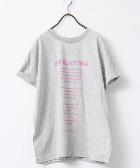前後2wayロゴTシャツ