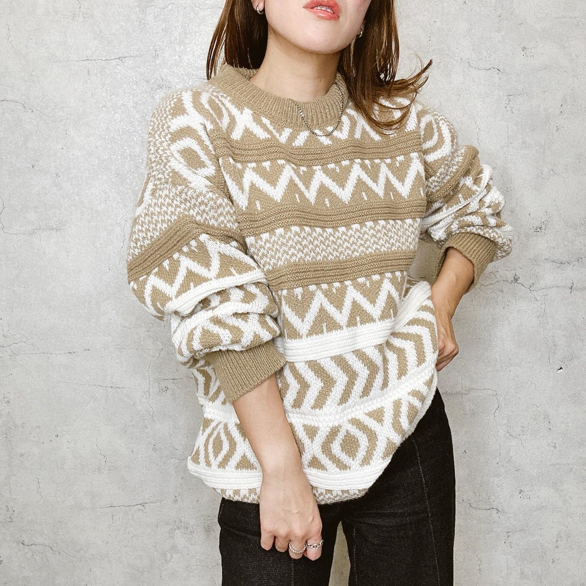 ノルディック柄ニットPO | Deargo