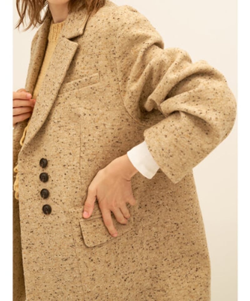 YENN ウールツイードコート YENN イエン WOOL TWEED BLAZER | Deargo