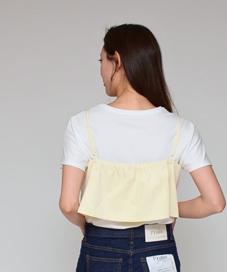 Praia　プライア 【トレンドをパッと完結】 ビスチェ＋Tシャツ・セット ‐ LEO-2629 (2026NEWARIIVAL)