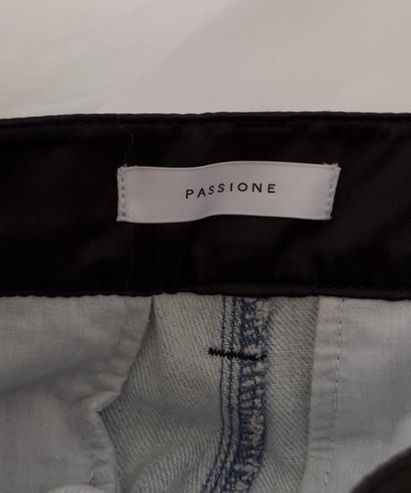PASSIONE(パシオーネ)　 ウェストサテンパイピングデニムパンツ　536615 本州送料無料！