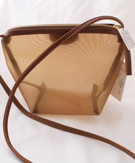 ATELIER BRUGGE アトリエブルージュ メッシュ斜め掛けポーチ　sheer metal shoulder bag35UB-19