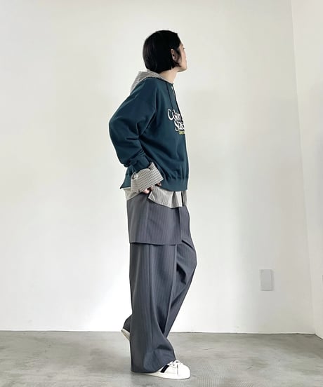 minkchair　ミンクチェアー　FOSI. フォーシ 2WAYオフショルロゴスウェット　F3292