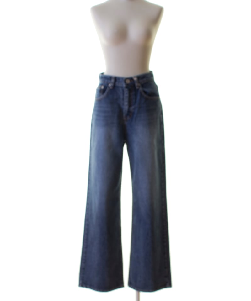 L'ours Polaire et Bleu ストレートセミワイドデニム 24316010 |