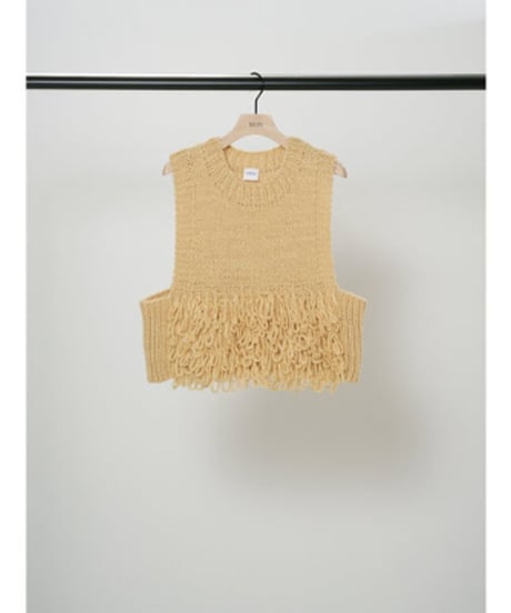 YENN　イエン　LOOP HAND KNIT VEST