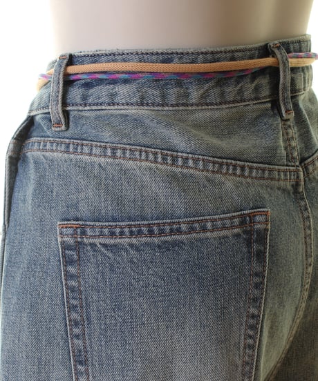 コード付ピンタックデニムパンツ　77661　2026NEWARIIVAL