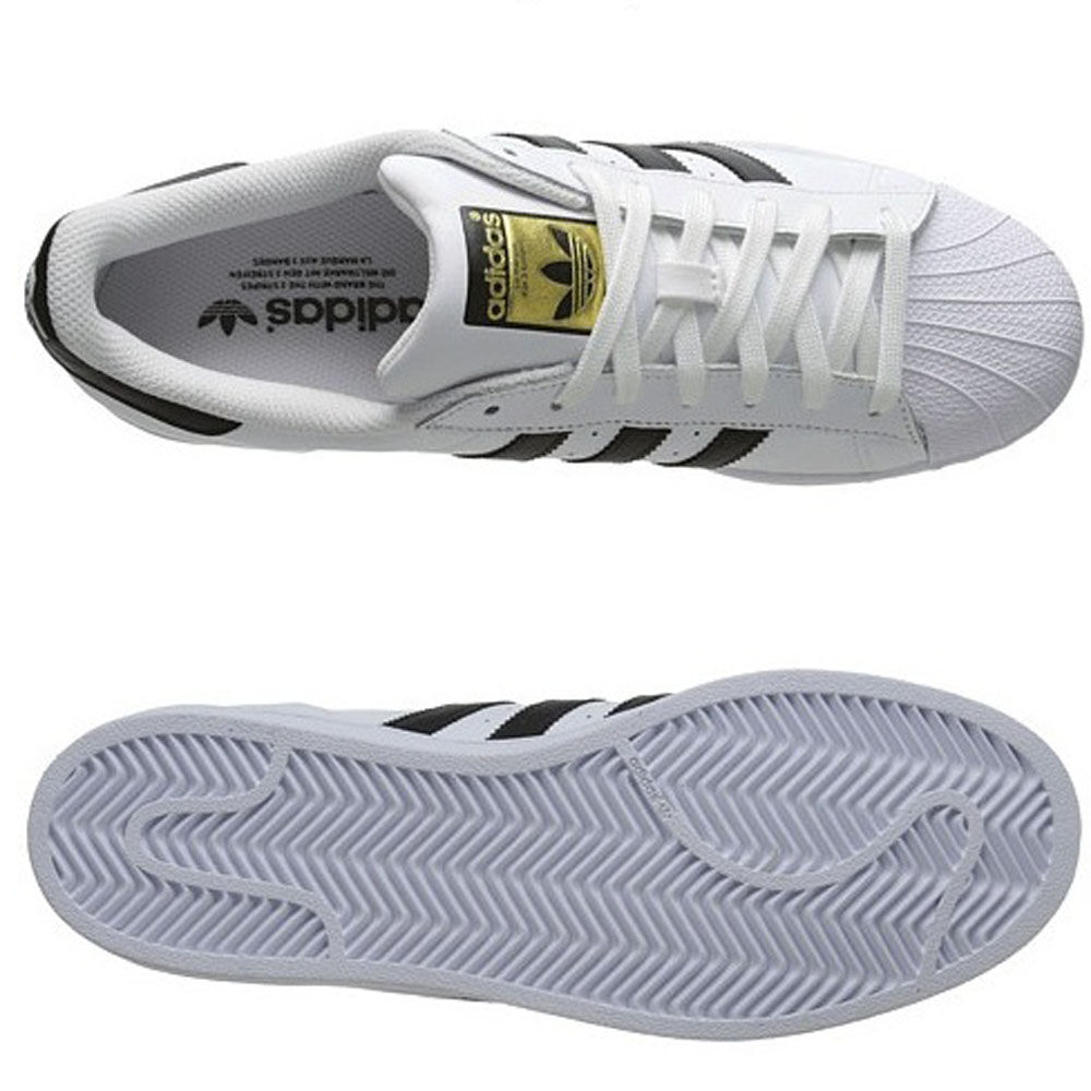 Adidas superstar j sneaker c77154 white/core black/white sales