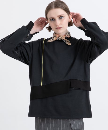 AULA AILA　アウラアイラ　2WAY PIPING PULLOVER 2WAYパイピングプルオーバ　1253-08025　　本州送料無料！