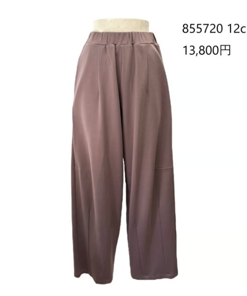 ayane アヤン ポンチワイドバレルレッグパンツ 855720 | Deargo